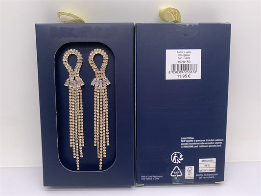 Brinquedos de moda revestidos de ouro brincos práticos multiuso