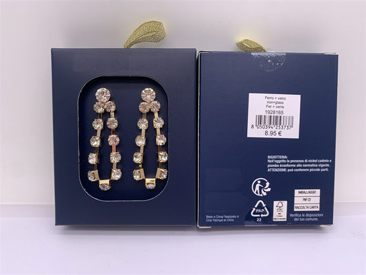 Brincos de ouro leves, duráveis, de moda feminina, brincos de jóias