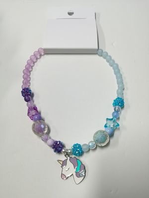 Pulseira elástica reutilizável de Unicórnio para crianças, pulseira multiuso para crianças e animais