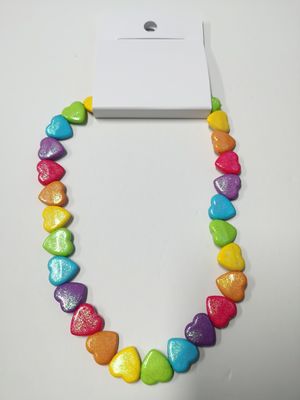 Pulseira Multicolor de Corações, Pulseira Prática de Arco-íris para Crianças