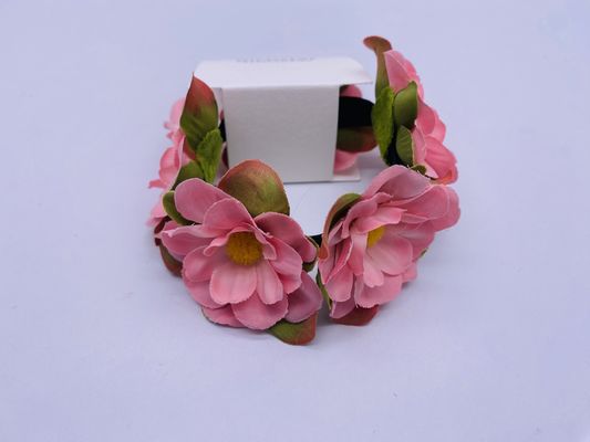 Festa Rosa Scrunchies de cabelo floral Multiscene Estilo de moda durável
