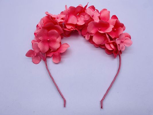 Meninas Prática Floral Decor Headband, portátil linda flor de cabelo Band