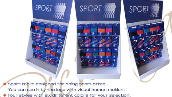 Shopping Mall Hair Display Stand Free Standing Multiscene Durável