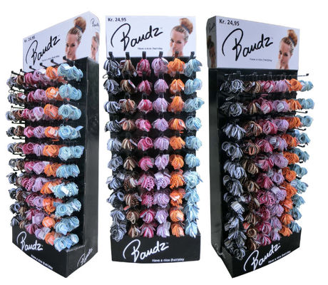 Scrunchies Acessórios de cabelo exposição Stand Prático para loja de varejo