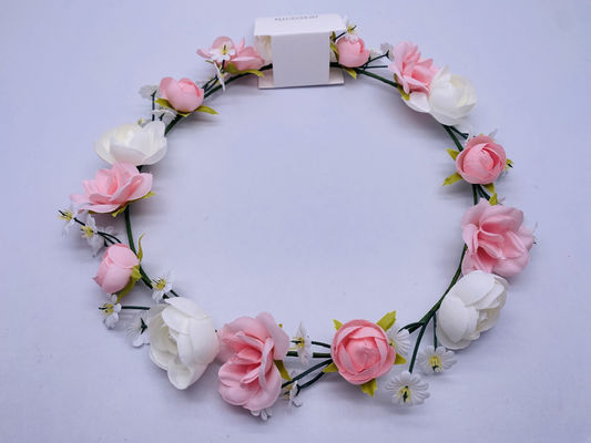 Elastic Durable Floral Crown Headband, Portátil Floral Headband Festival