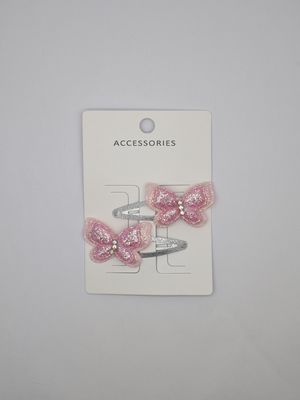Belos cabelos infantis em forma de borboleta para meninas