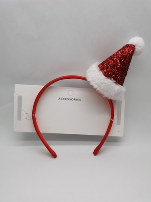 Banda de cabelo do Pai Natal para unisexo
