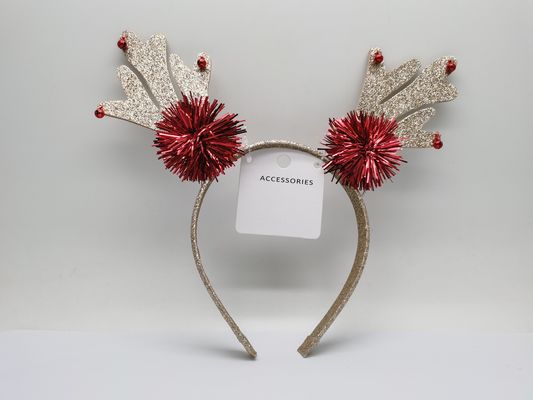 Banda de cabelo para o dia de Natal