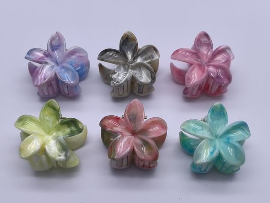 Arcos de moda rosa clips de cabelo para mulheres Casual e festa de estilo