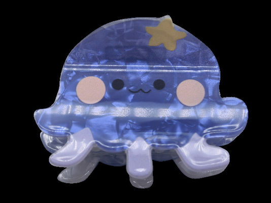 Octopus Hair Claw Clip Personalize cores e desenhos para meninas