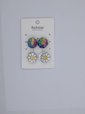 Grampos de garras de cabelo acrílico de flores em vários tamanhos e estilos para qualquer ocasião