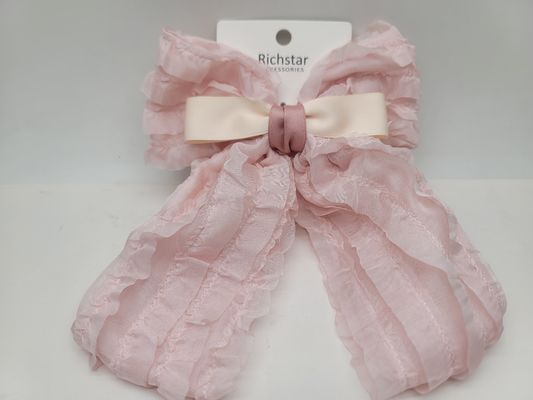 Grampos de cabelo da moda Bowknot para mulheres, Grampos de cabelo da primavera Bowknot