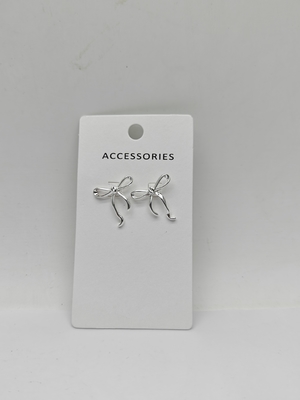 Brincos de arco de metal de moda para estilo casual feminino