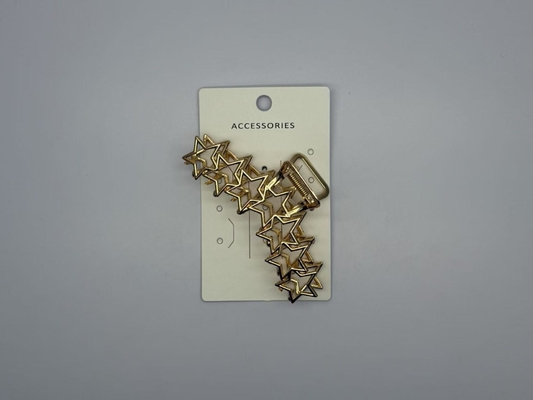 Grampos de garras de cabelo de metal com vários tamanhos