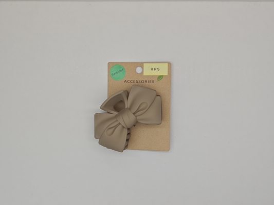 Grampos de cabelo com arco de plástico reciclado com vários designs, cores e estilos