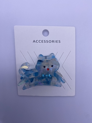 Versátil Unisex lindo acrílico gatos cabelo pinça de garra para fácil manejo do cabelo