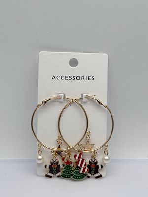 Brincos de Natal de grande porte