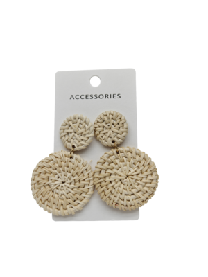 Brincos Pendurados Artesanais de Bambu para Mulheres, Casuais, Formais, Festas