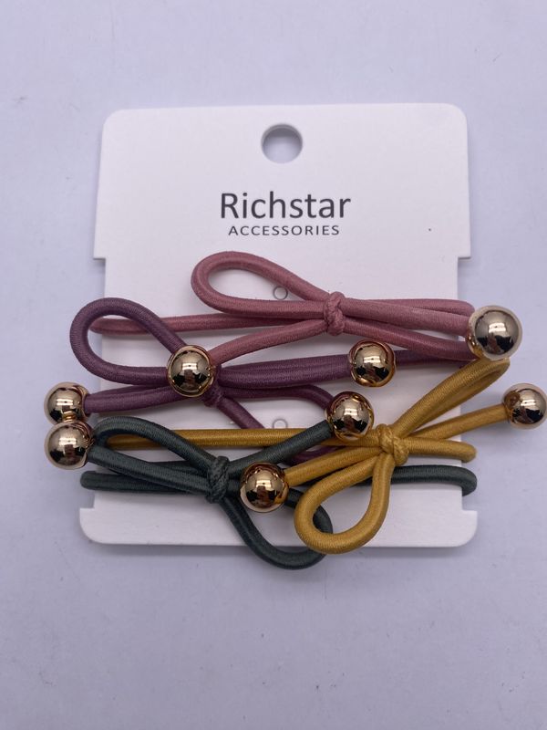 Bolinhos de cabelo rolos de arco duráveis, faixas de cabelo multicoloridas para cabelos grossos