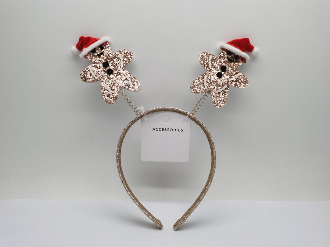Acessórios de cabelo de Natal de tamanho médio para crianças e adultos