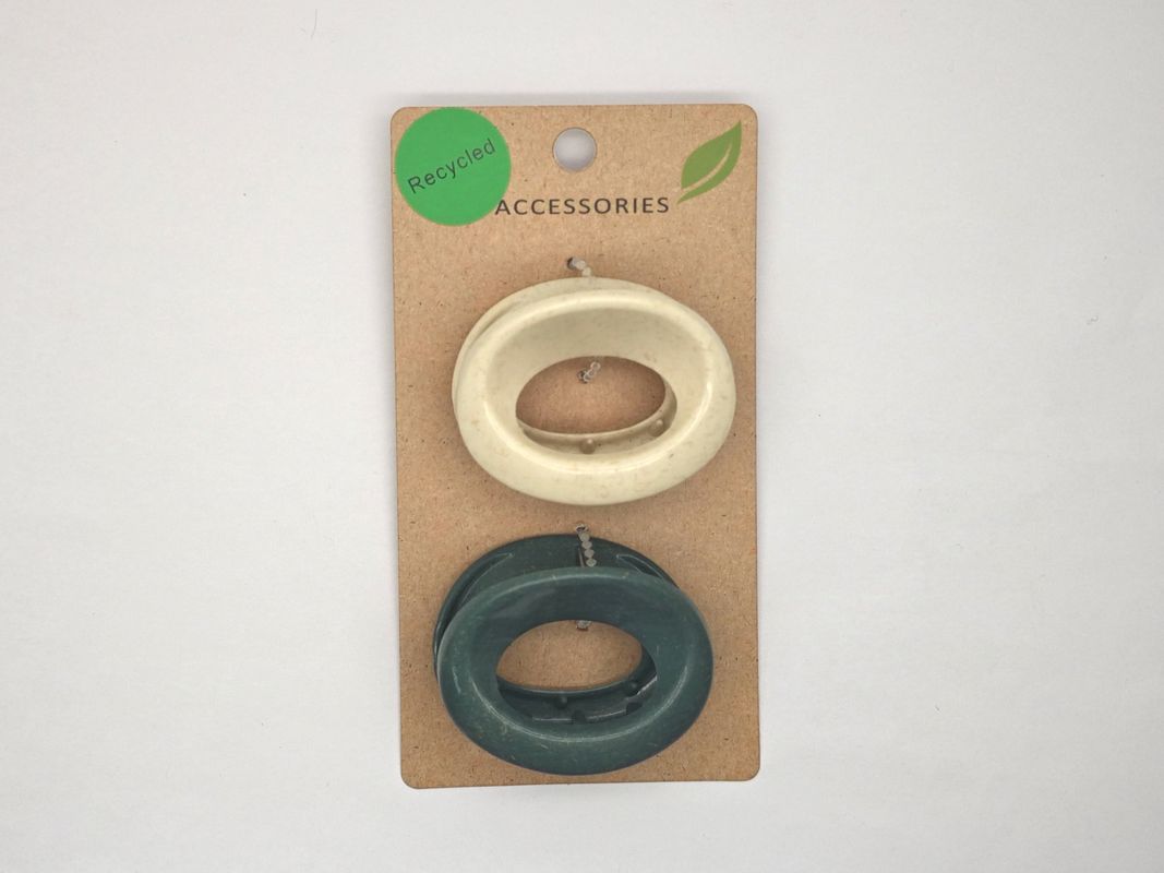 Várias Formas Reciclados Grampos de Garra de cabelo de plástico Eco-friendly Biodegradável Diferente cor