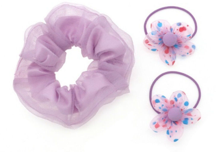 Scrunchies and Flower Hair Ties personalizam cores e desenhos para o seu