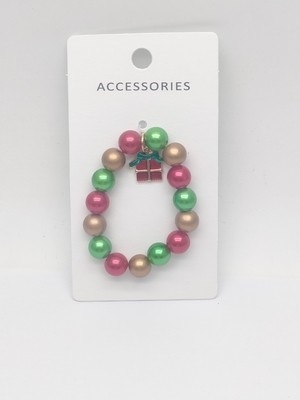 Adicione um bocadinho de cor à sua roupa de Natal com nossa pulseira de contas de Natal colorida em vários desenhos